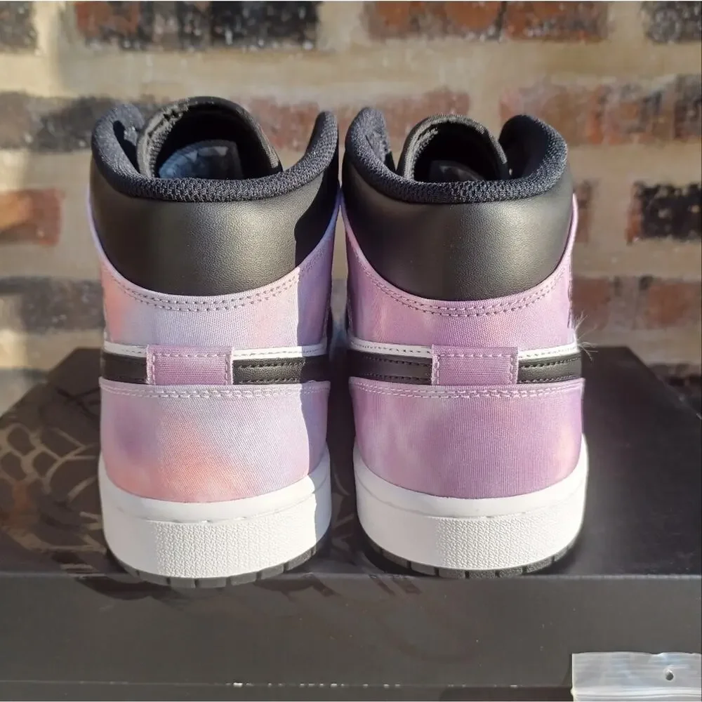 Nike Air Jordan 1 Mid Tie Dye Zen Master  Sneakers Shoes